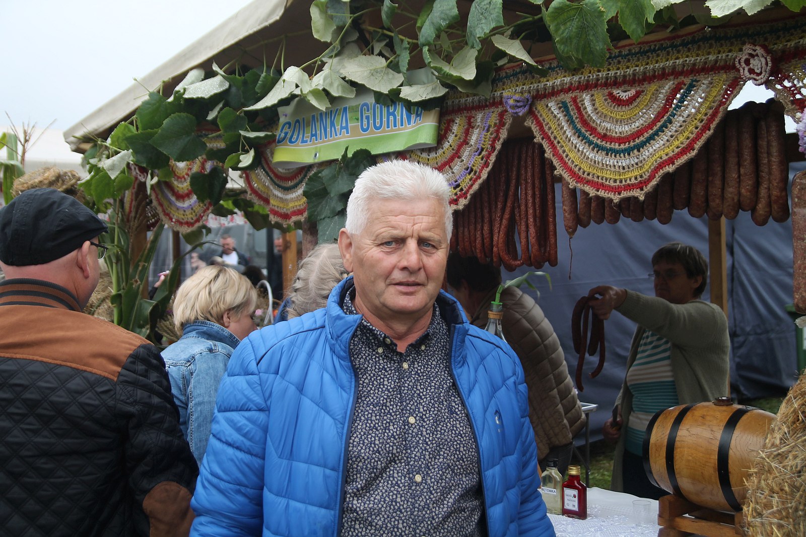 Mimo deszczu na dożynkach w Miłogostowicach nikt się nie nudził