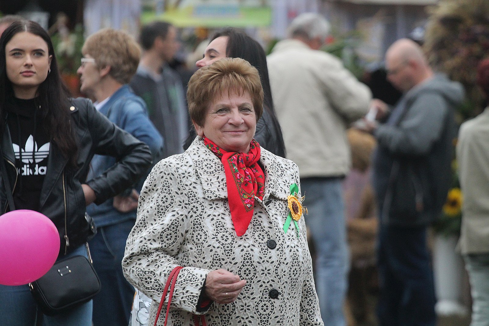 Mimo deszczu na dożynkach w Miłogostowicach nikt się nie nudził