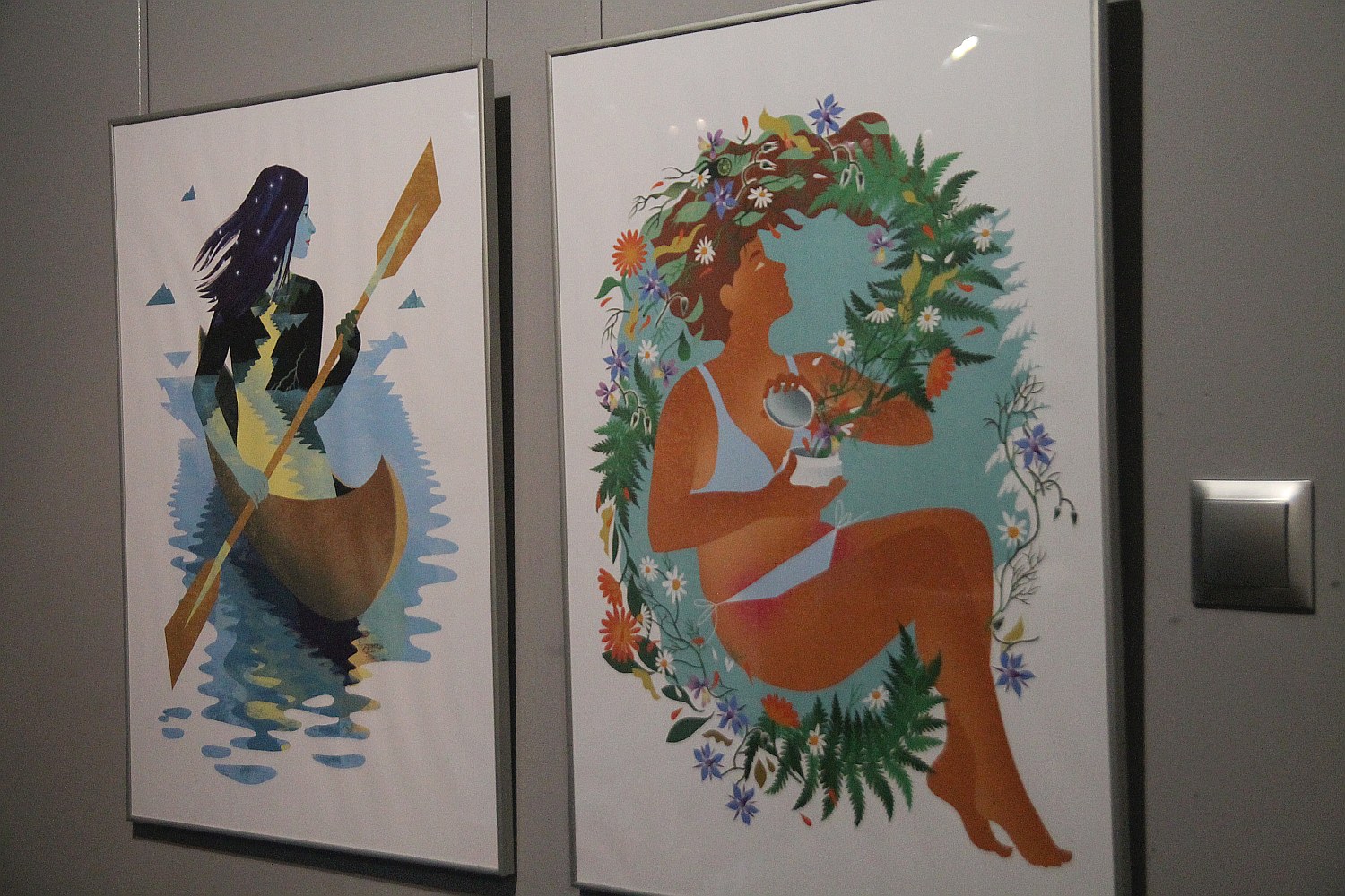 Ilustracje Katarzyny Bogdańskiej w Galerii Satyrykon