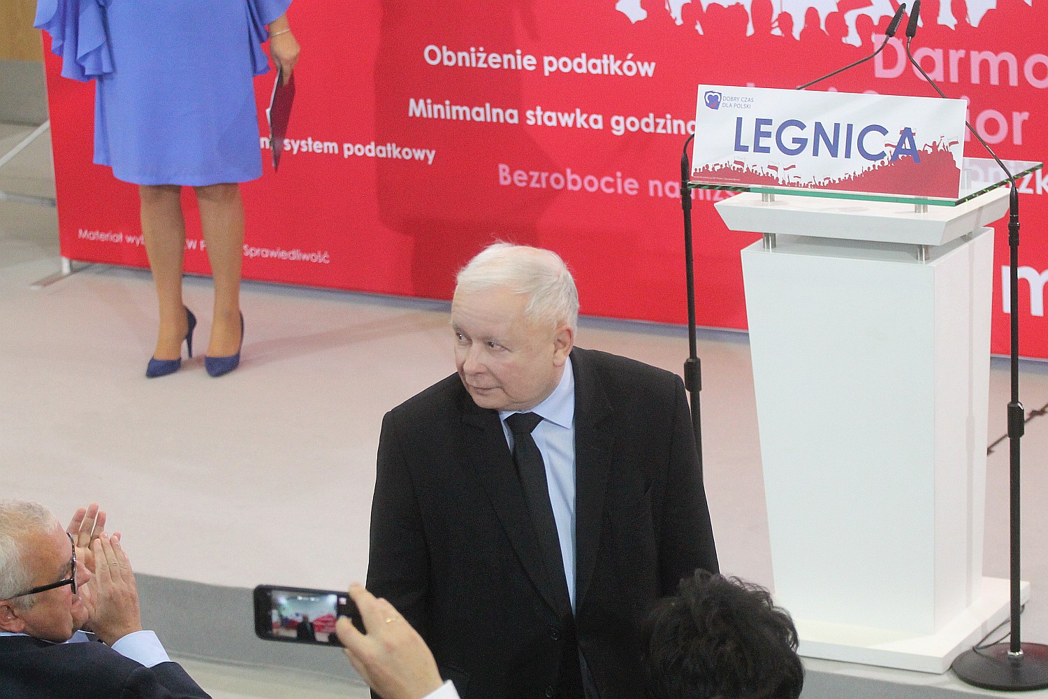 Jarosław Kaczyński w Legnicy na konwencji PIS