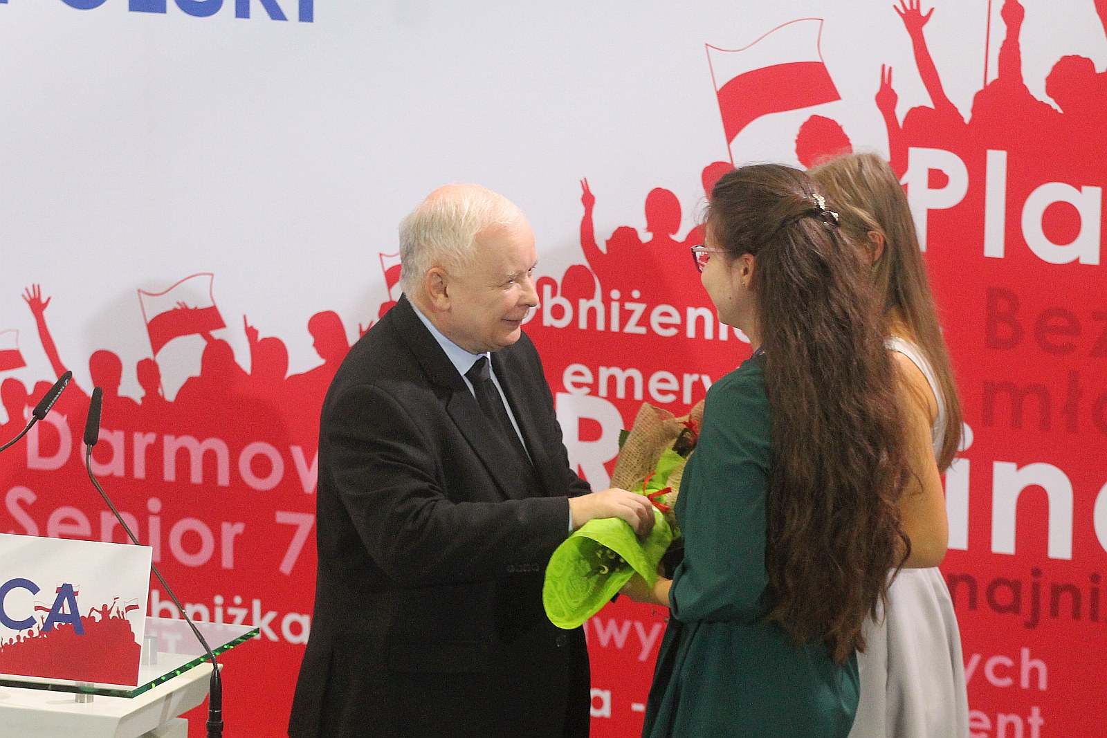 Jarosław Kaczyński w Legnicy na konwencji PIS