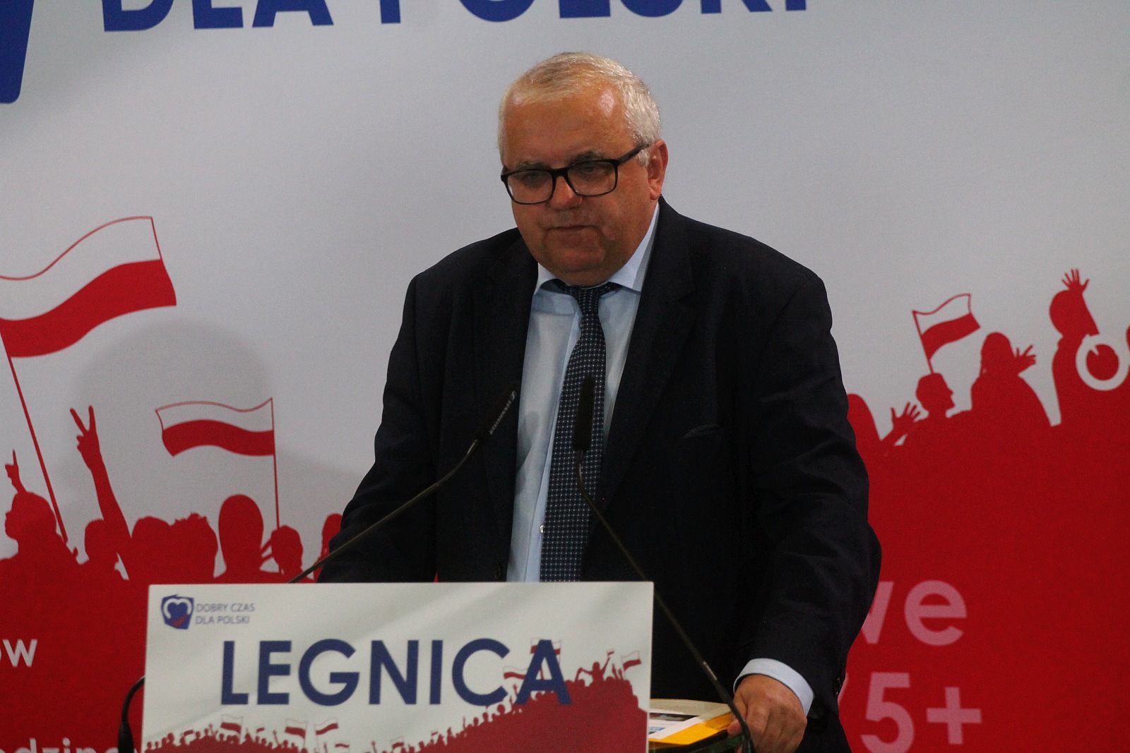 Jarosław Kaczyński w Legnicy na konwencji PIS