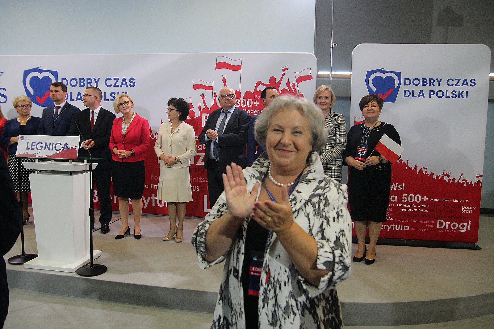 Jarosław Kaczyński w Legnicy na konwencji PIS