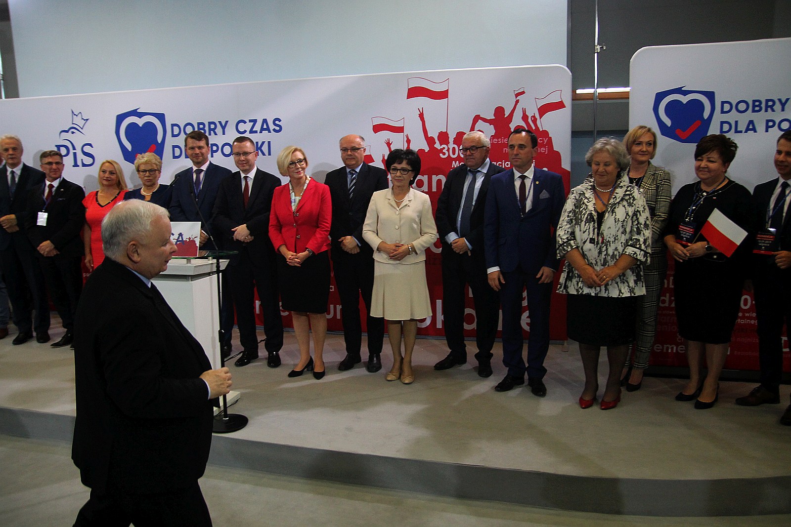 Jarosław Kaczyński w Legnicy na konwencji PIS