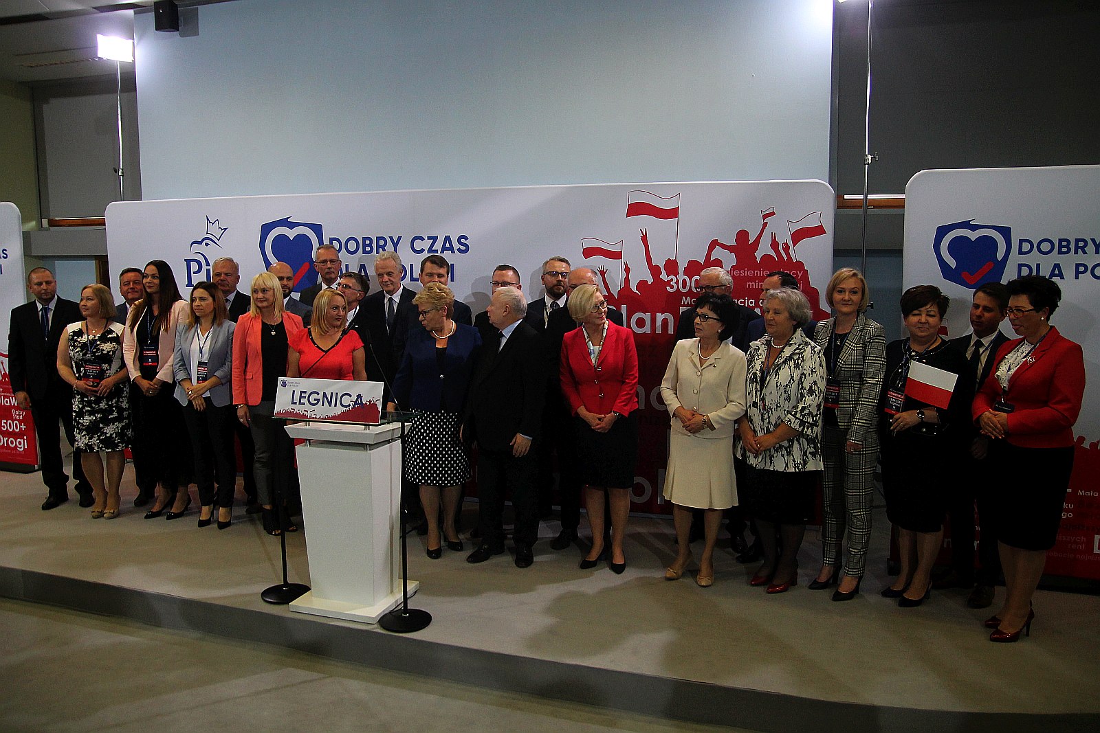 Jarosław Kaczyński w Legnicy na konwencji PIS