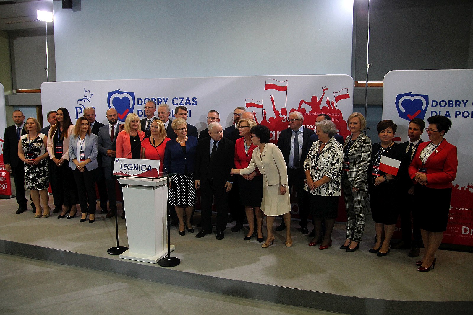 Jarosław Kaczyński w Legnicy na konwencji PIS