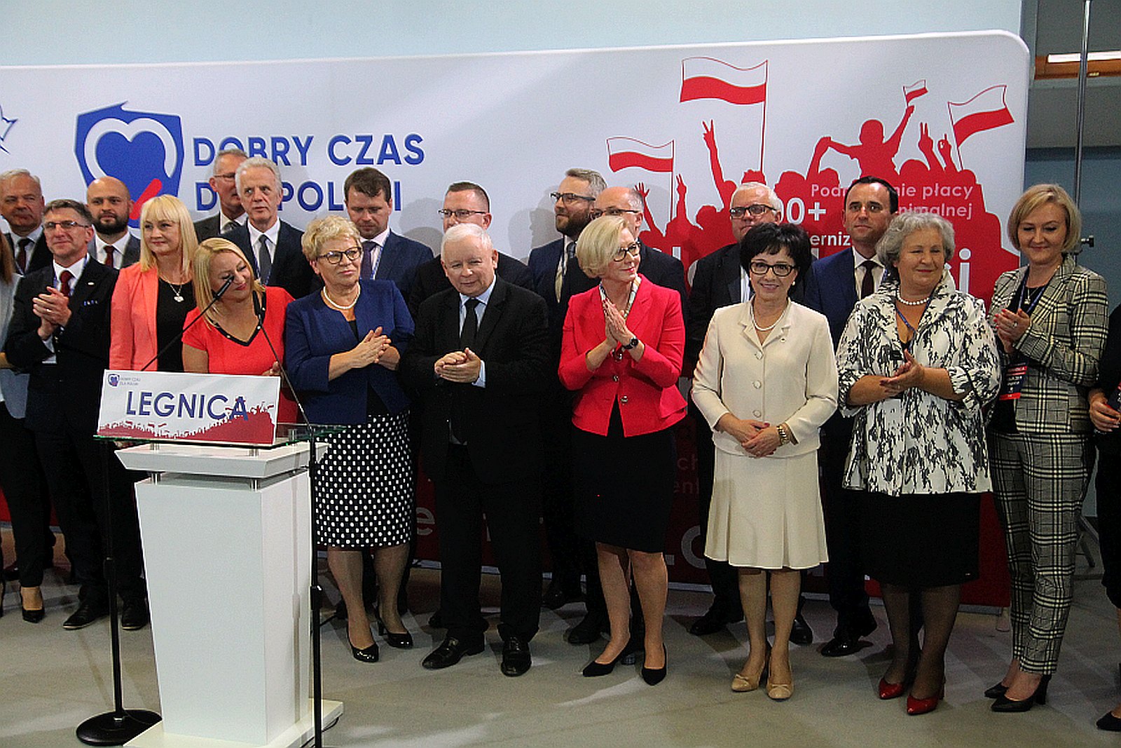 Jarosław Kaczyński w Legnicy na konwencji PIS