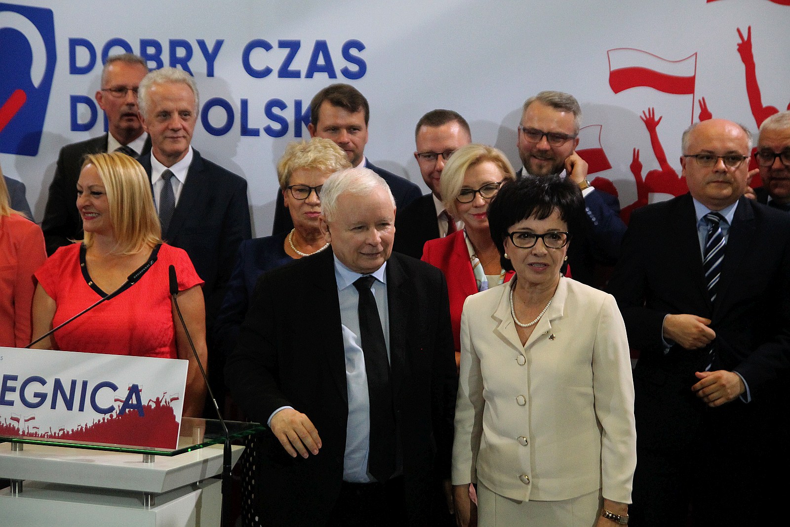 Jarosław Kaczyński w Legnicy na konwencji PIS