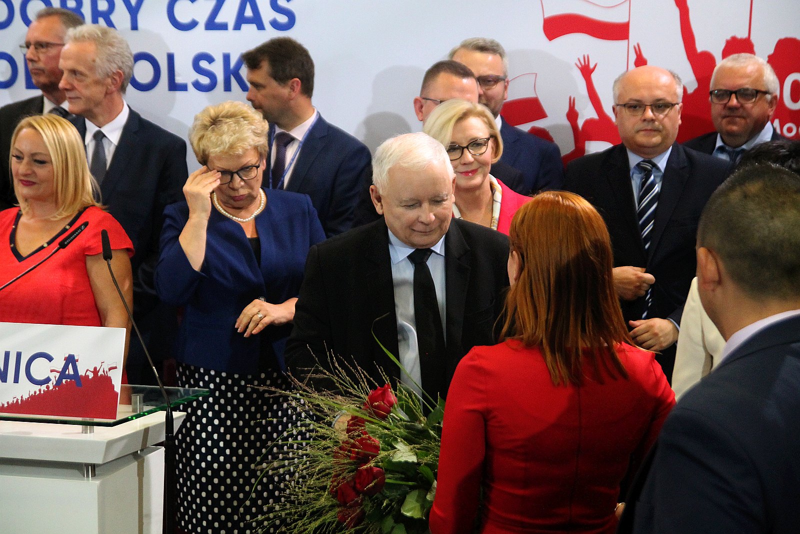 Jarosław Kaczyński w Legnicy na konwencji PIS