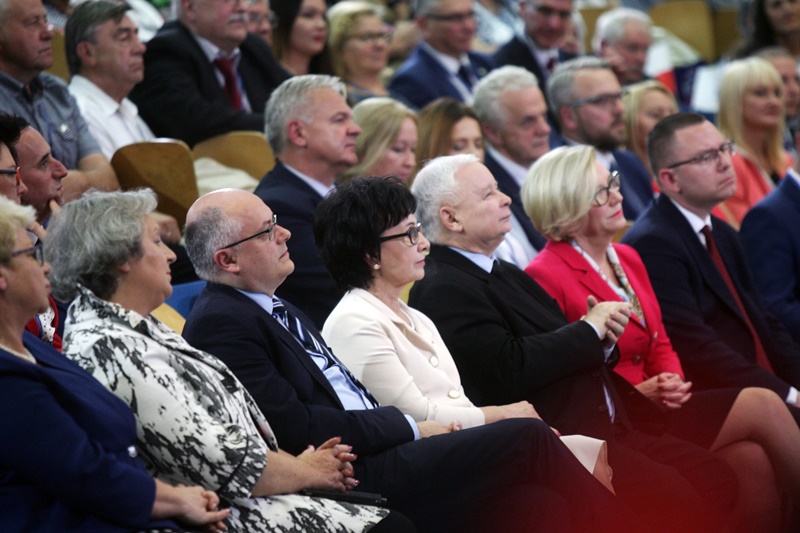 Jarosław Kaczyński w Legnicy na konwencji PIS
