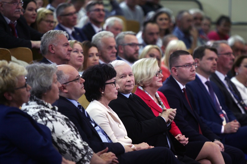 Jarosław Kaczyński w Legnicy na konwencji PIS