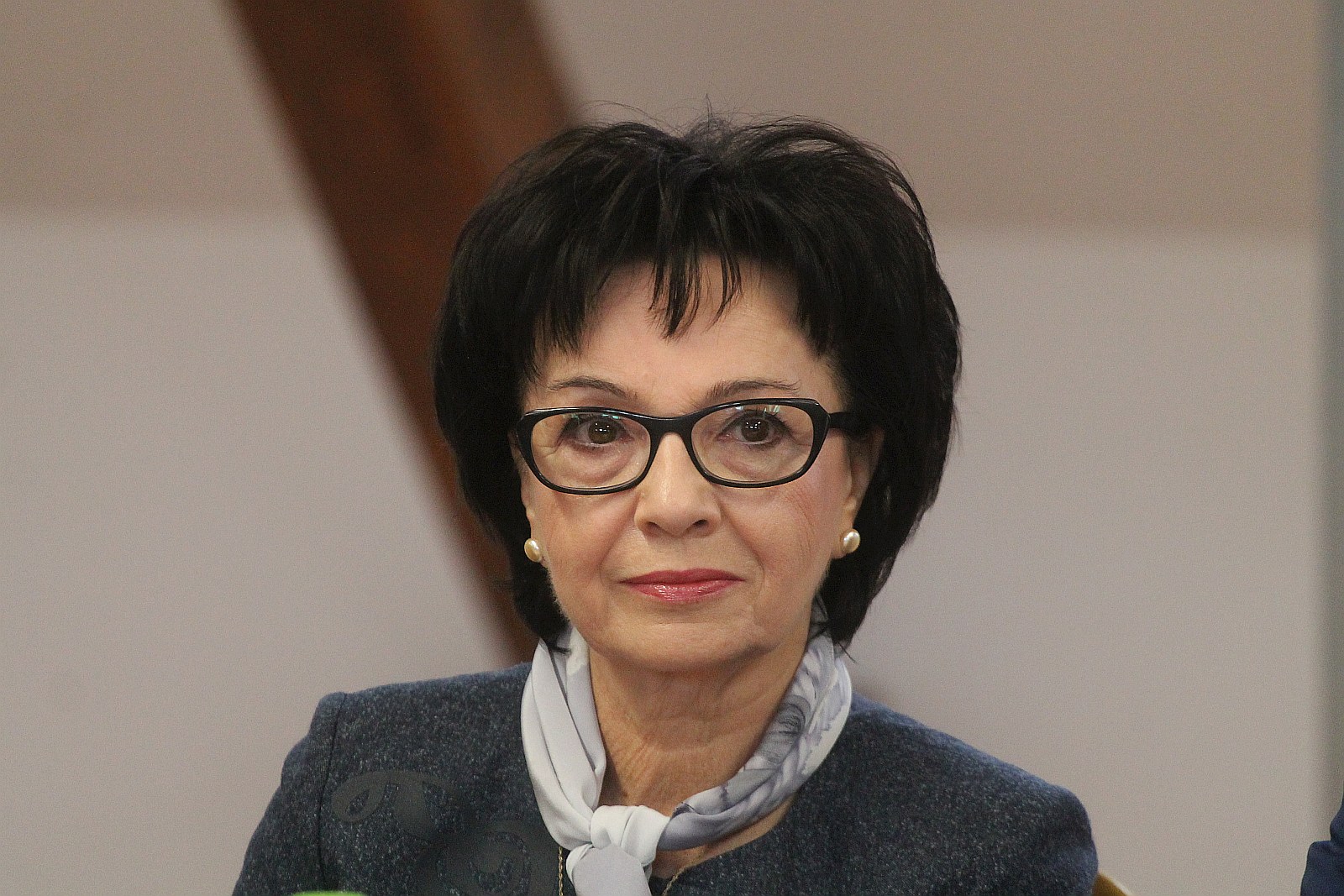 Elżbieta Witek rozmawiała ze strażakami ochotnikami