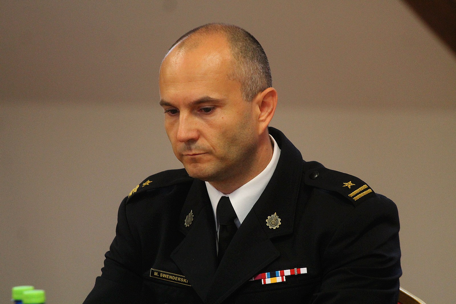 Elżbieta Witek rozmawiała ze strażakami ochotnikami