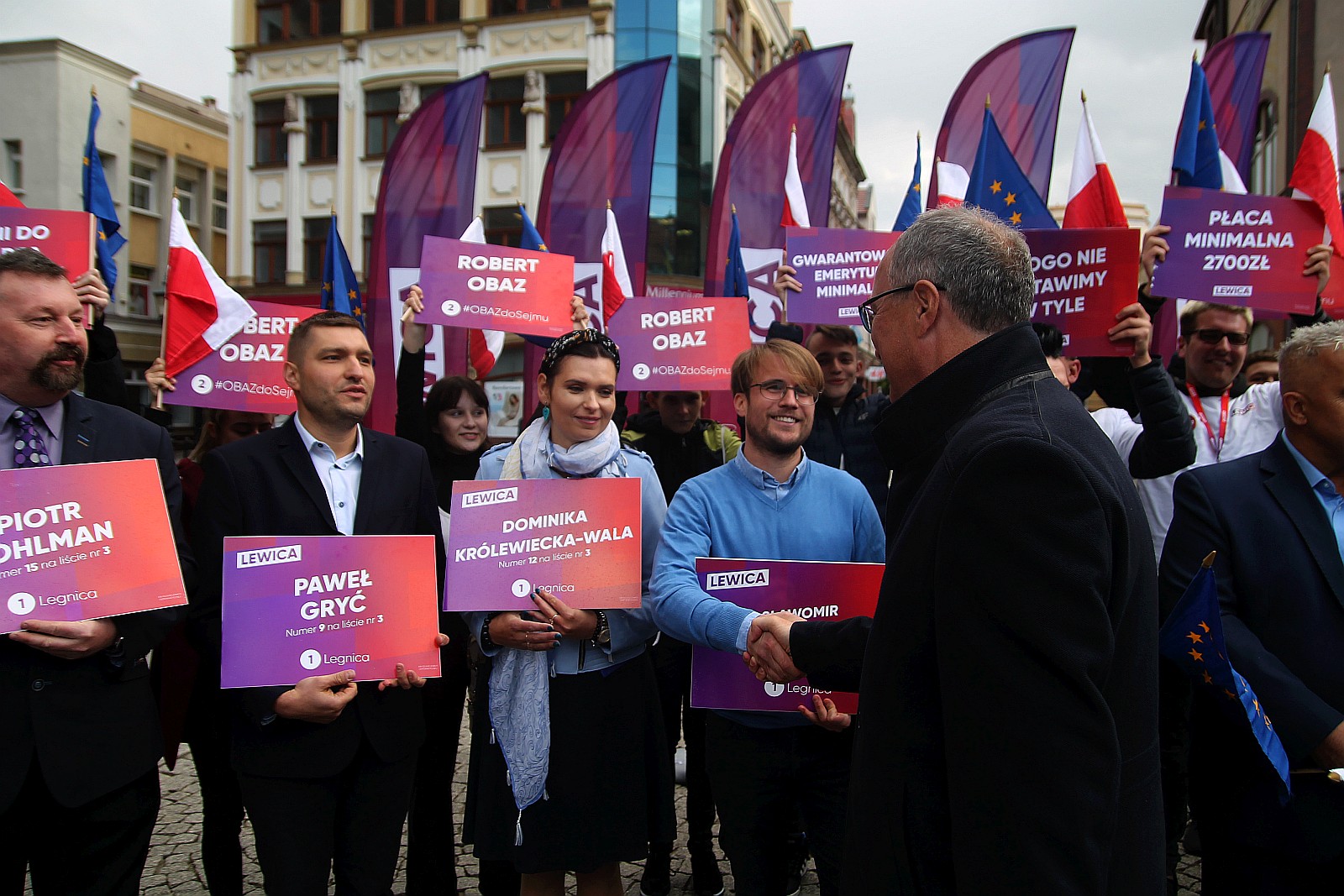 Lewicobus z Czarzastym i Nowicką, zawitał do Legnicy