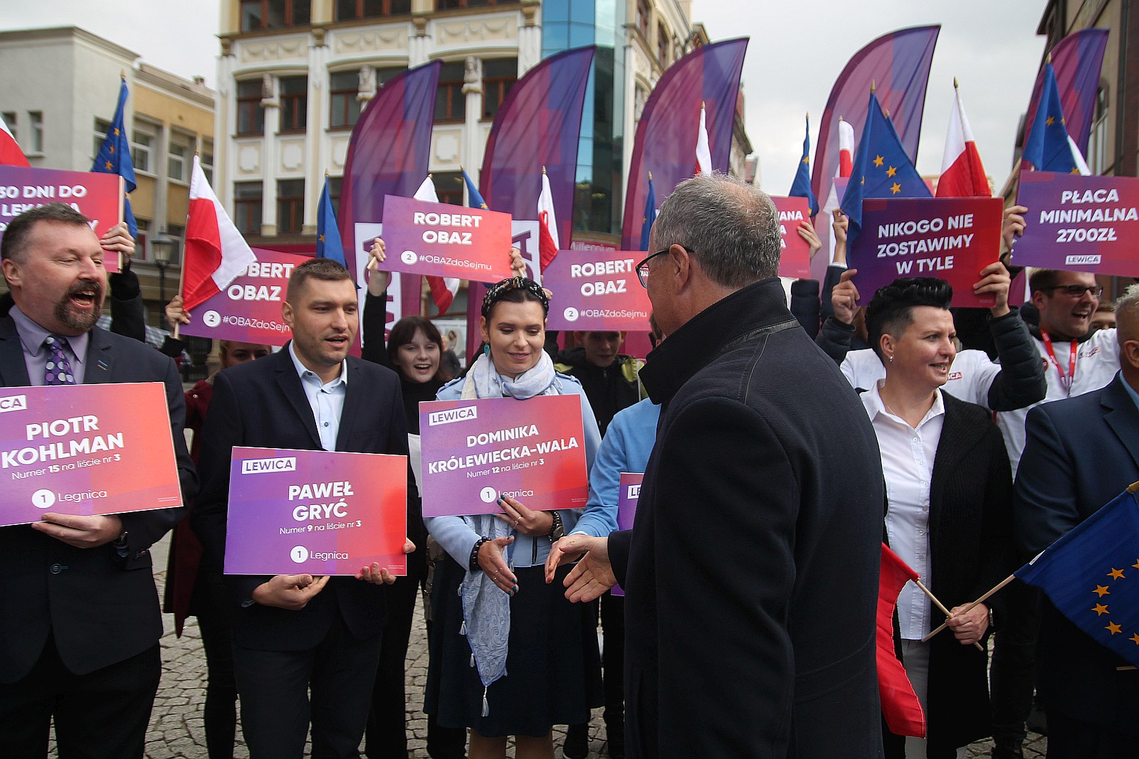 Lewicobus z Czarzastym i Nowicką, zawitał do Legnicy