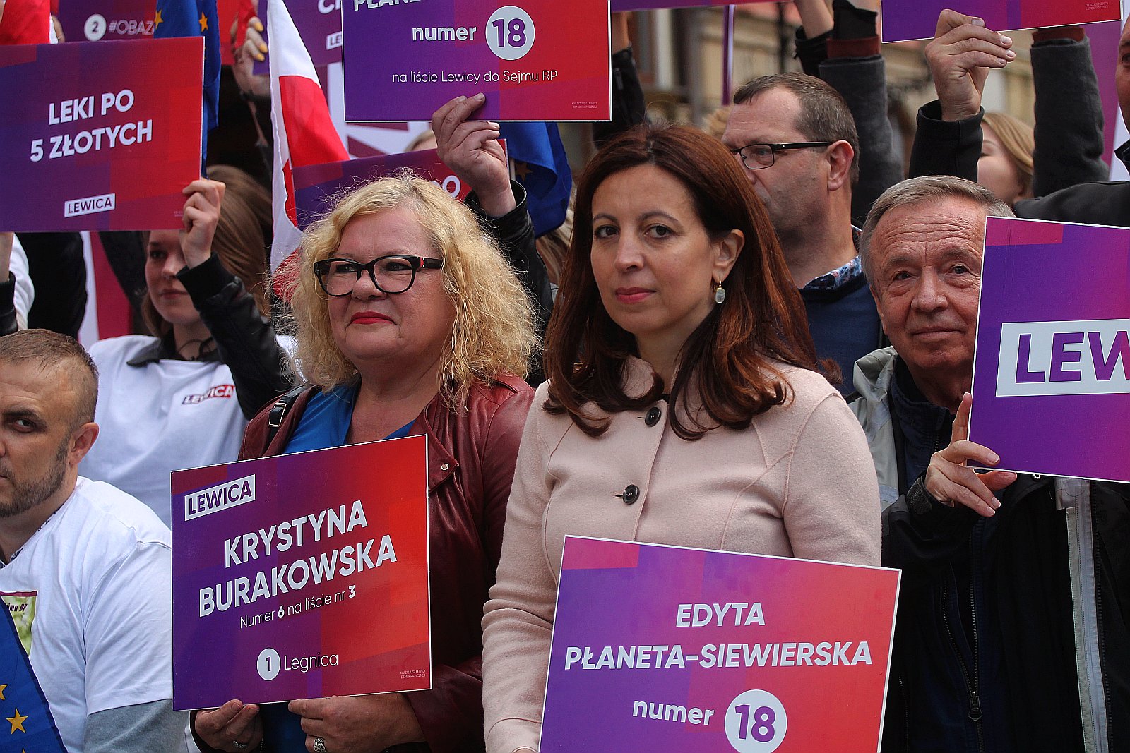 Lewicobus z Czarzastym i Nowicką, zawitał do Legnicy