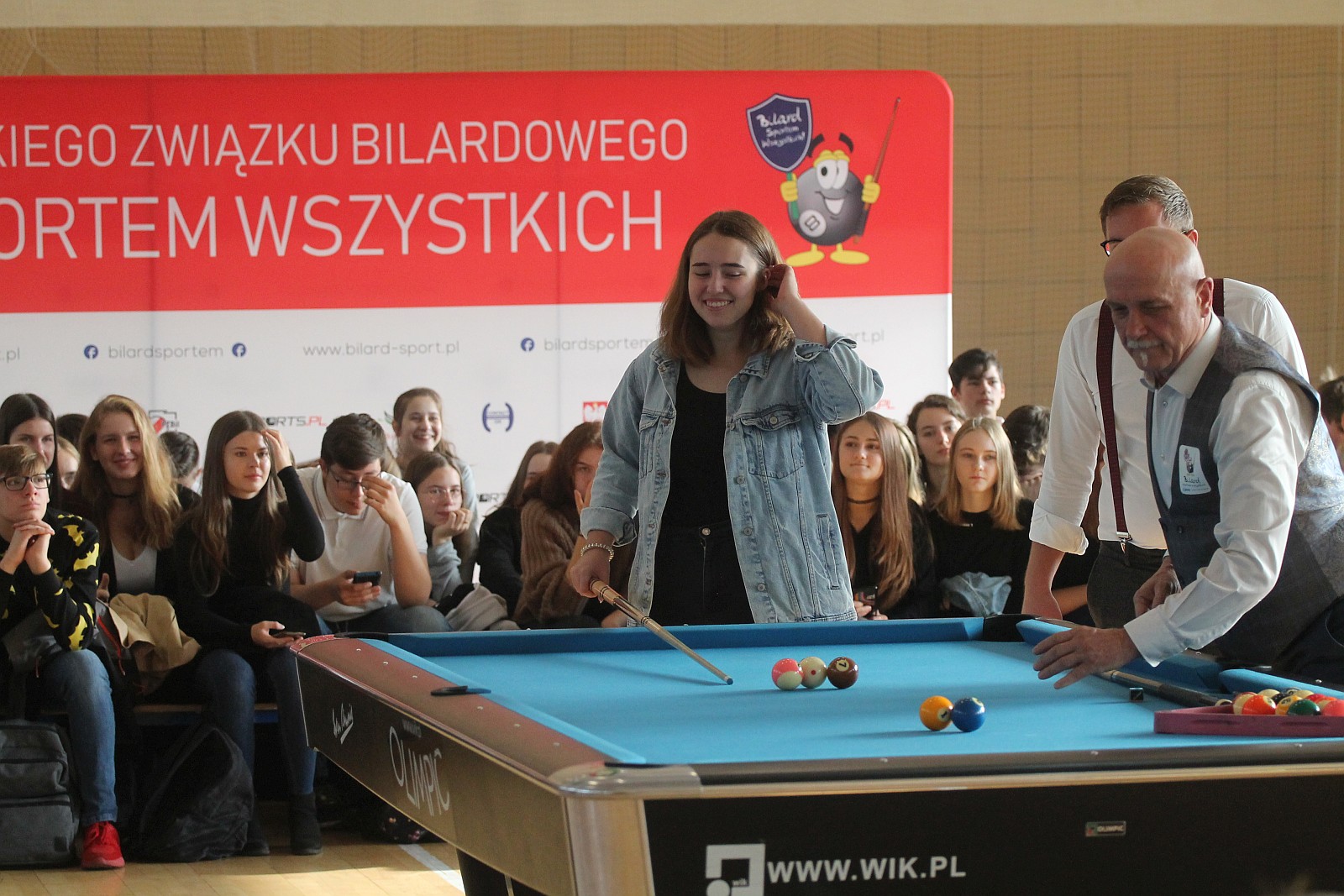 Pokaz tricków w wykonaniu mistrza świata Bogdana Wołkowskiego
