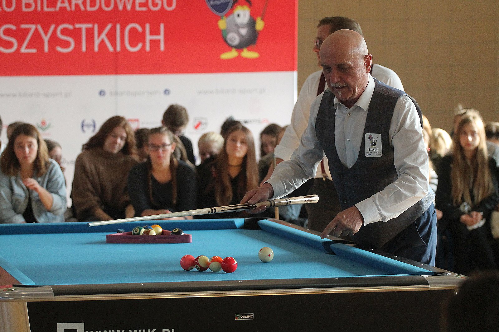 Pokaz tricków w wykonaniu mistrza świata Bogdana Wołkowskiego