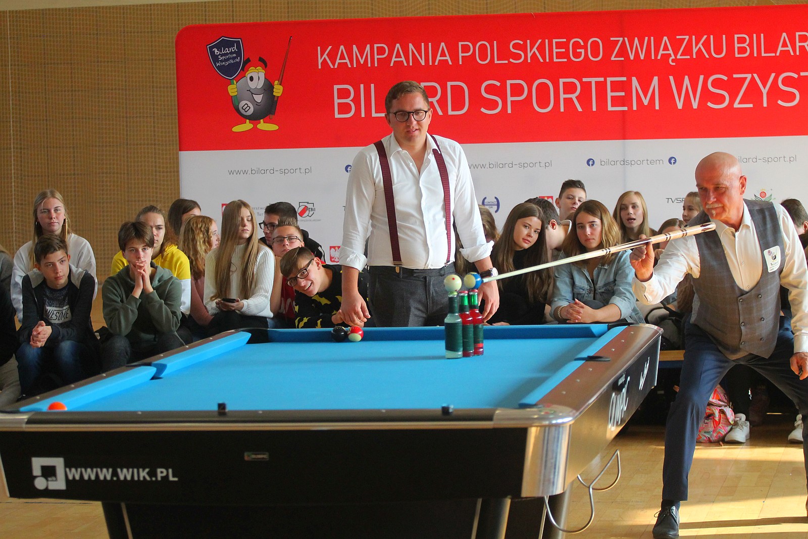 Pokaz tricków w wykonaniu mistrza świata Bogdana Wołkowskiego