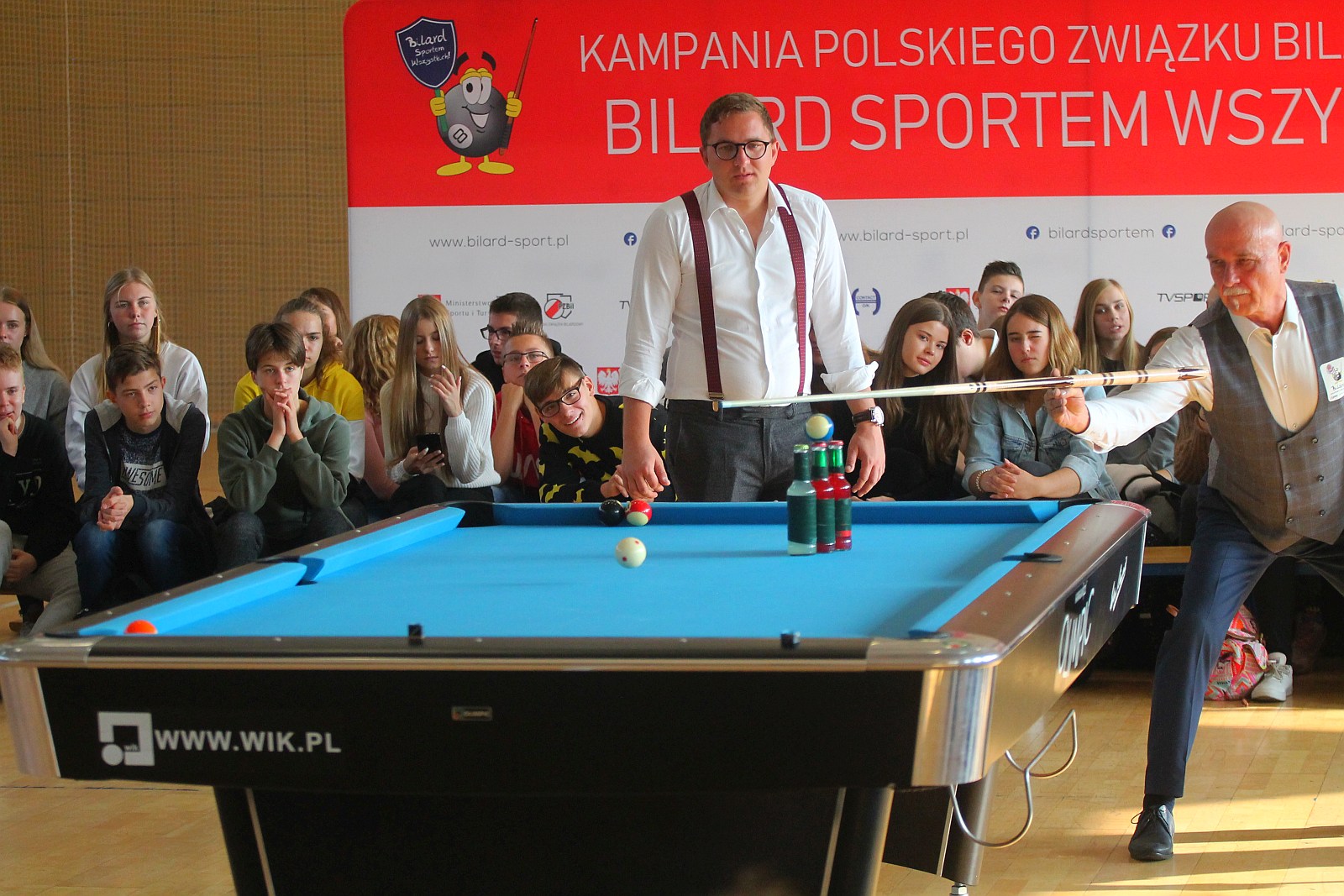 Pokaz tricków w wykonaniu mistrza świata Bogdana Wołkowskiego