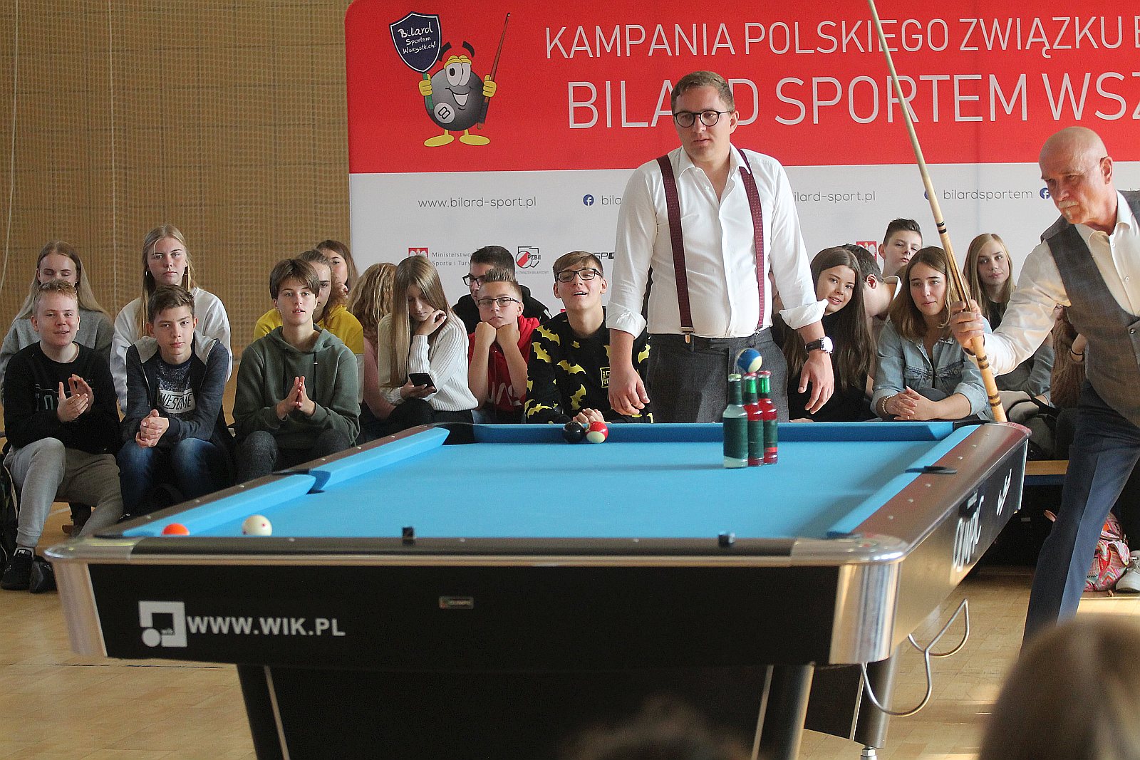 Pokaz tricków w wykonaniu mistrza świata Bogdana Wołkowskiego