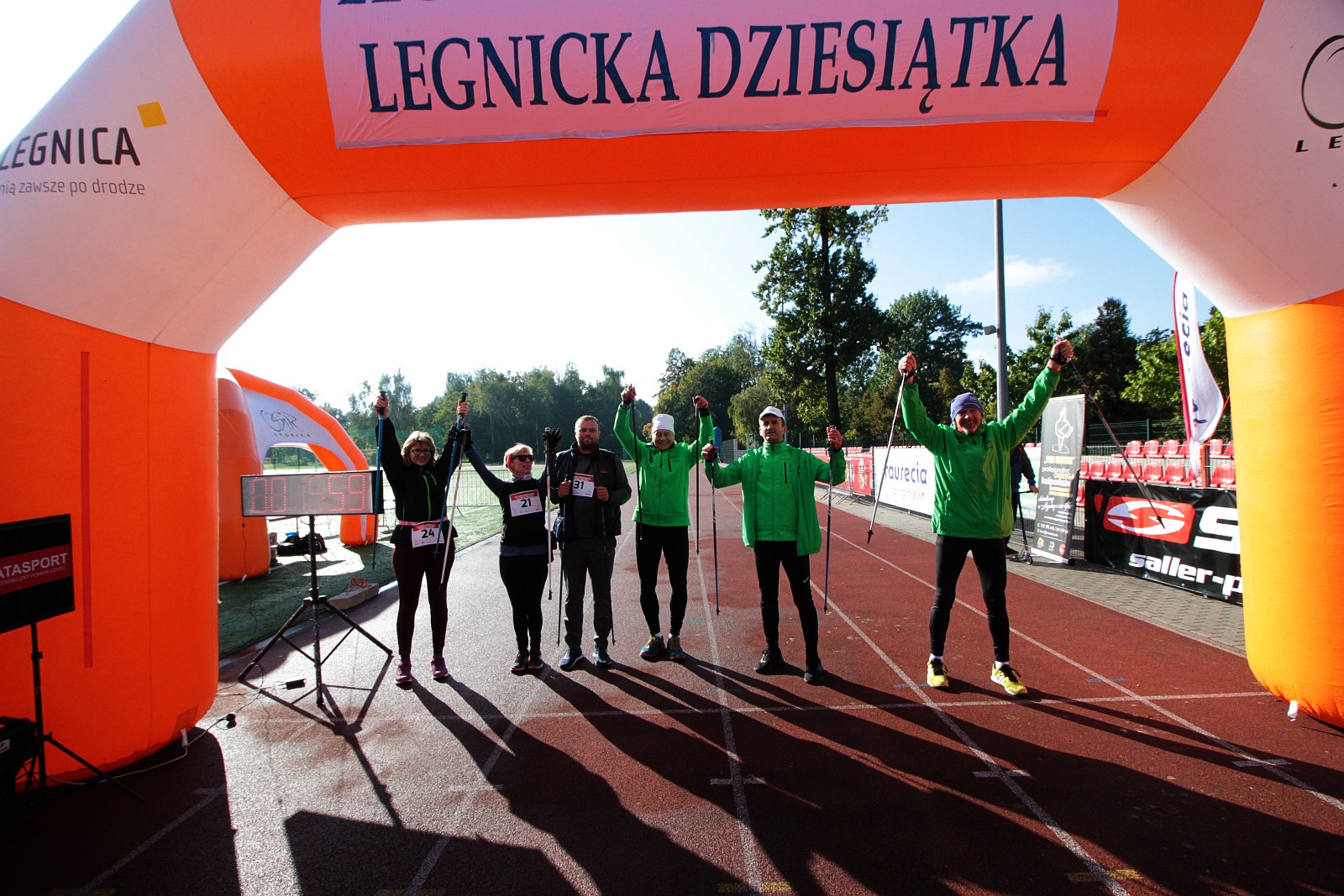 Meta  VIII Legnica Półmaratonu oraz Legnickiej Dziesiątki	