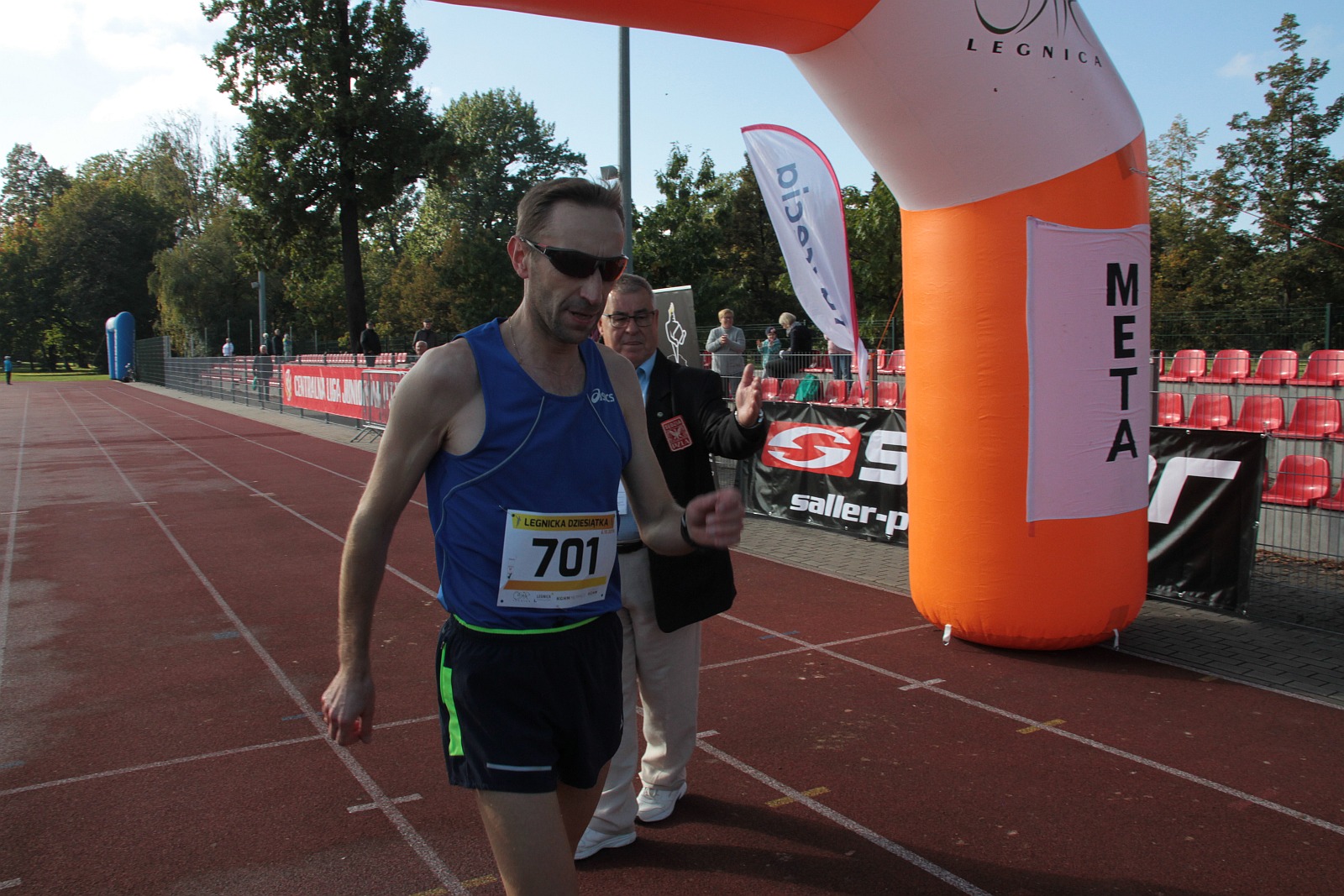 Meta  VIII Legnica Półmaratonu oraz Legnickiej Dziesiątki	