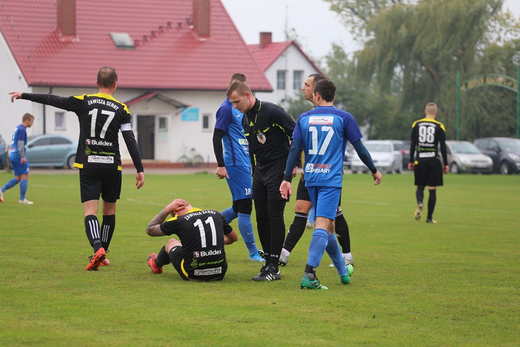 Twierdza Kunice zdobyta. Zawisza Serby wygrał z Mewą
