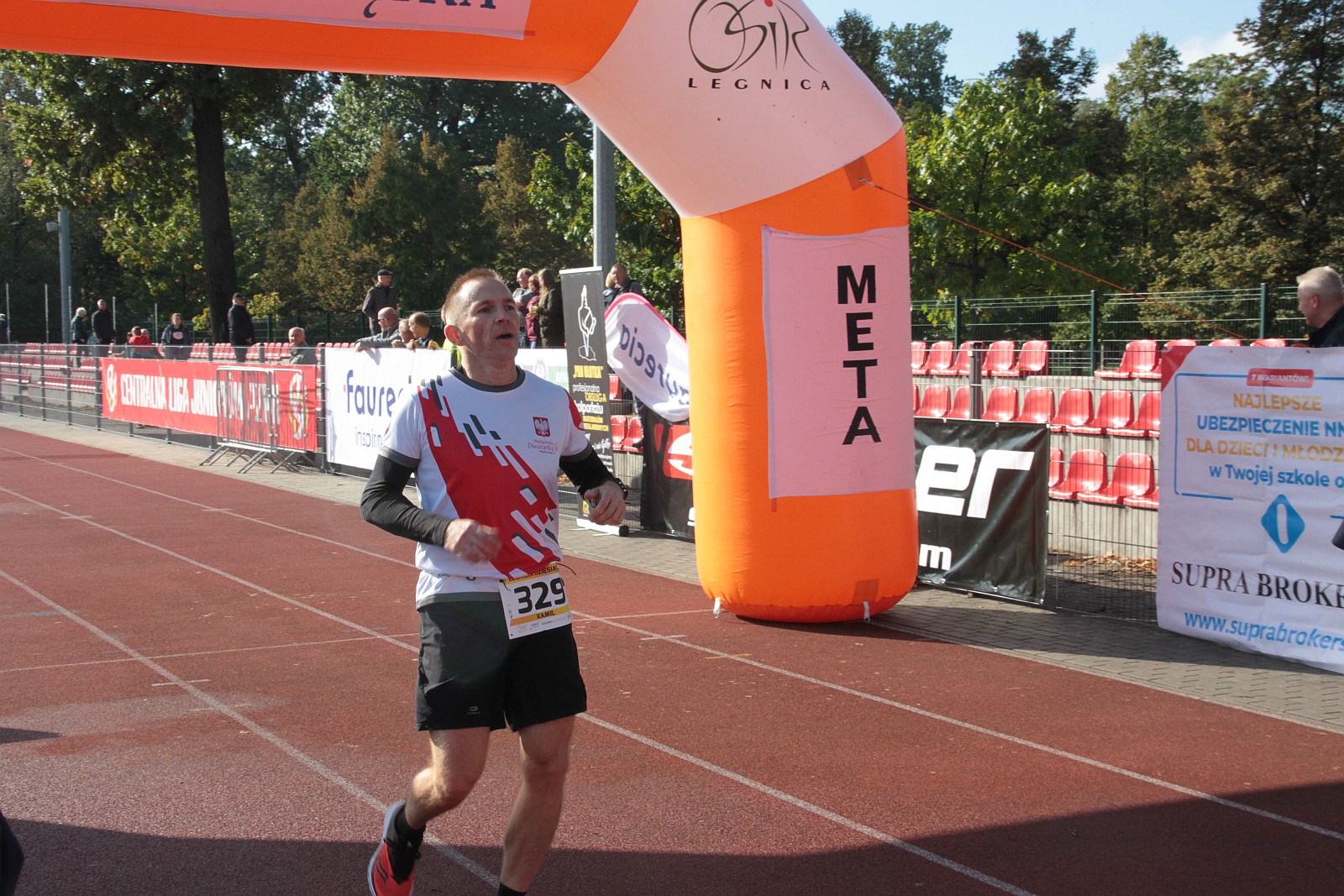 Meta  VIII Legnica Półmaratonu oraz Legnickiej Dziesiątki	
