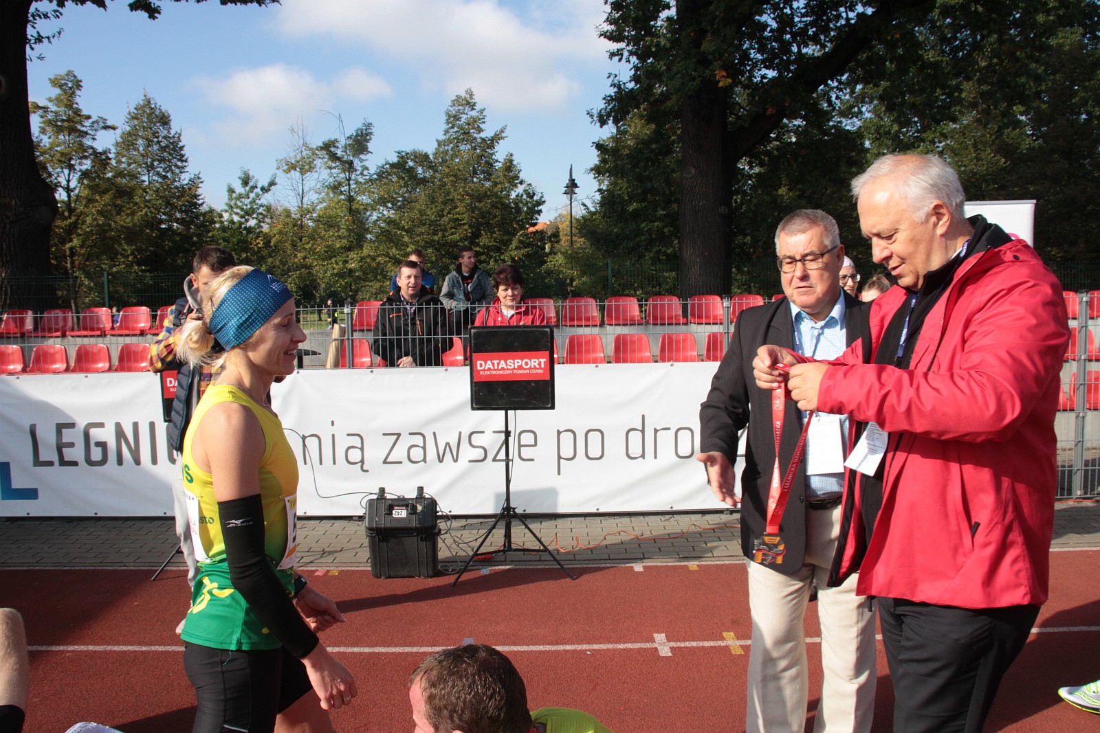 Meta  VIII Legnica Półmaratonu oraz Legnickiej Dziesiątki	