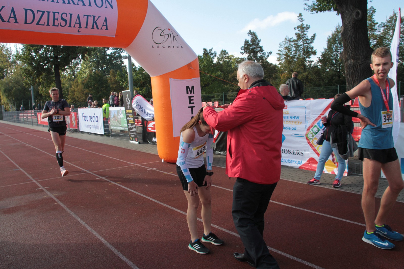 Meta  VIII Legnica Półmaratonu oraz Legnickiej Dziesiątki	