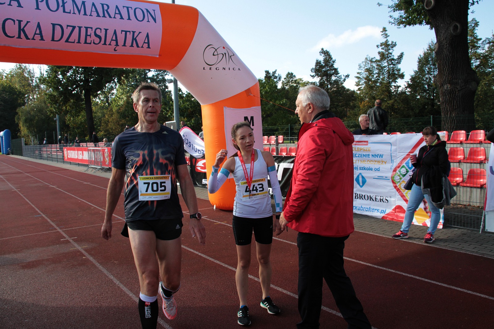 Meta  VIII Legnica Półmaratonu oraz Legnickiej Dziesiątki	
