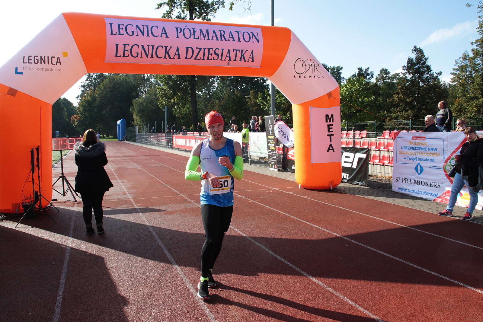 Meta  VIII Legnica Półmaratonu oraz Legnickiej Dziesiątki	