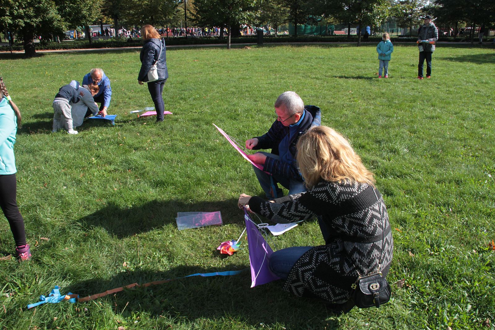 Dmuchawce, latawce, wiatr … i legniczanie w parku