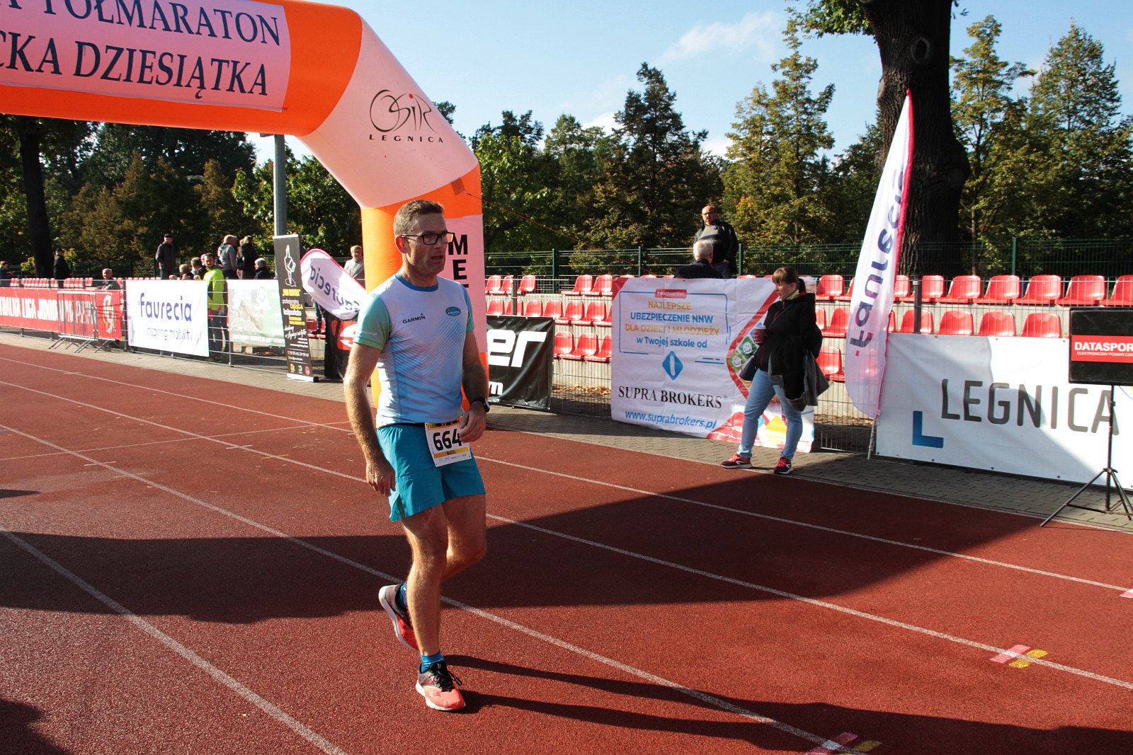 Meta  VIII Legnica Półmaratonu oraz Legnickiej Dziesiątki	