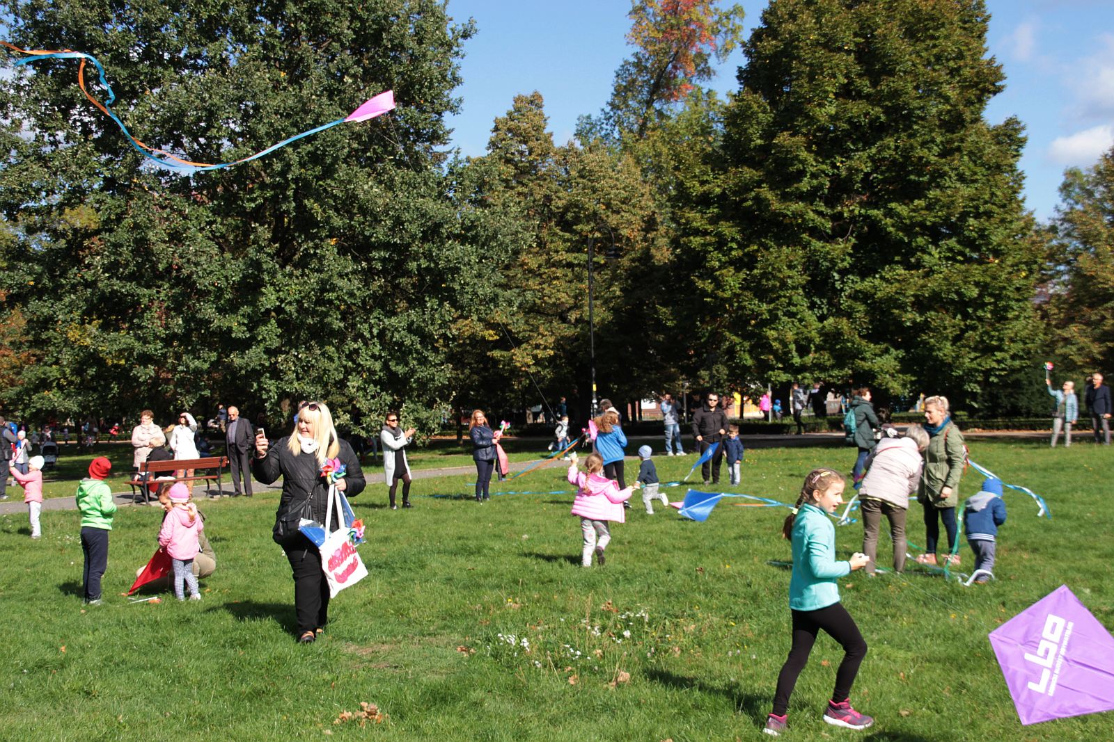 Dmuchawce, latawce, wiatr … i legniczanie w parku