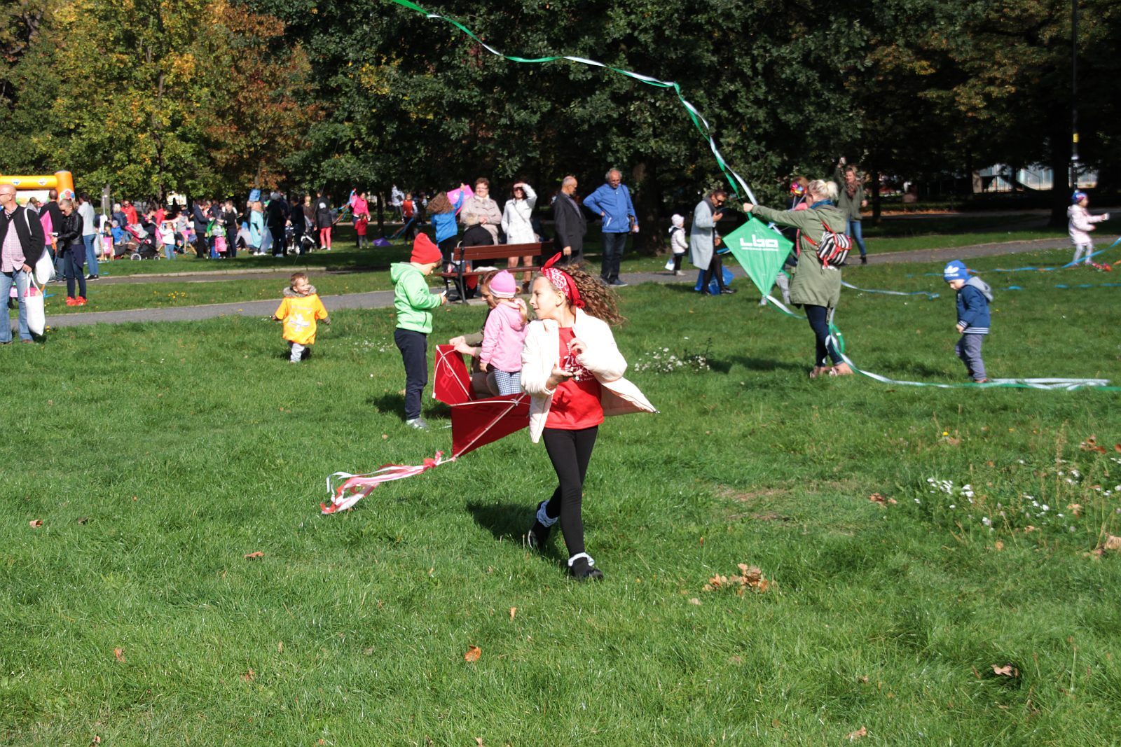 Dmuchawce, latawce, wiatr … i legniczanie w parku