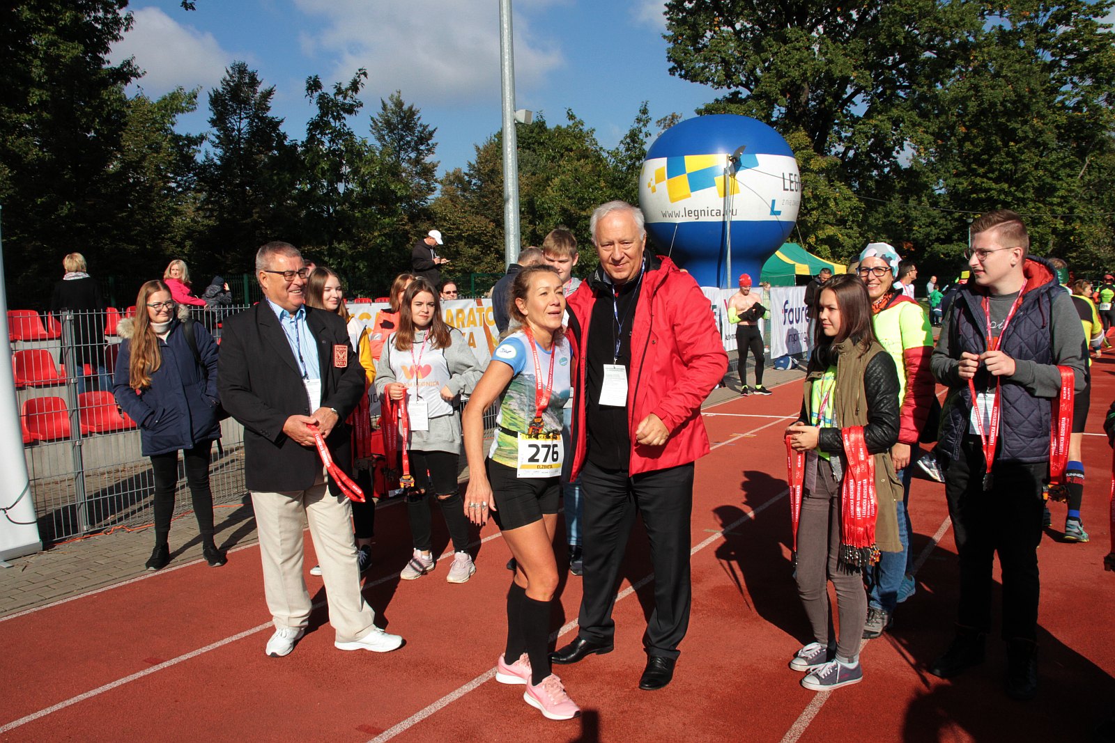 Meta  VIII Legnica Półmaratonu oraz Legnickiej Dziesiątki	
