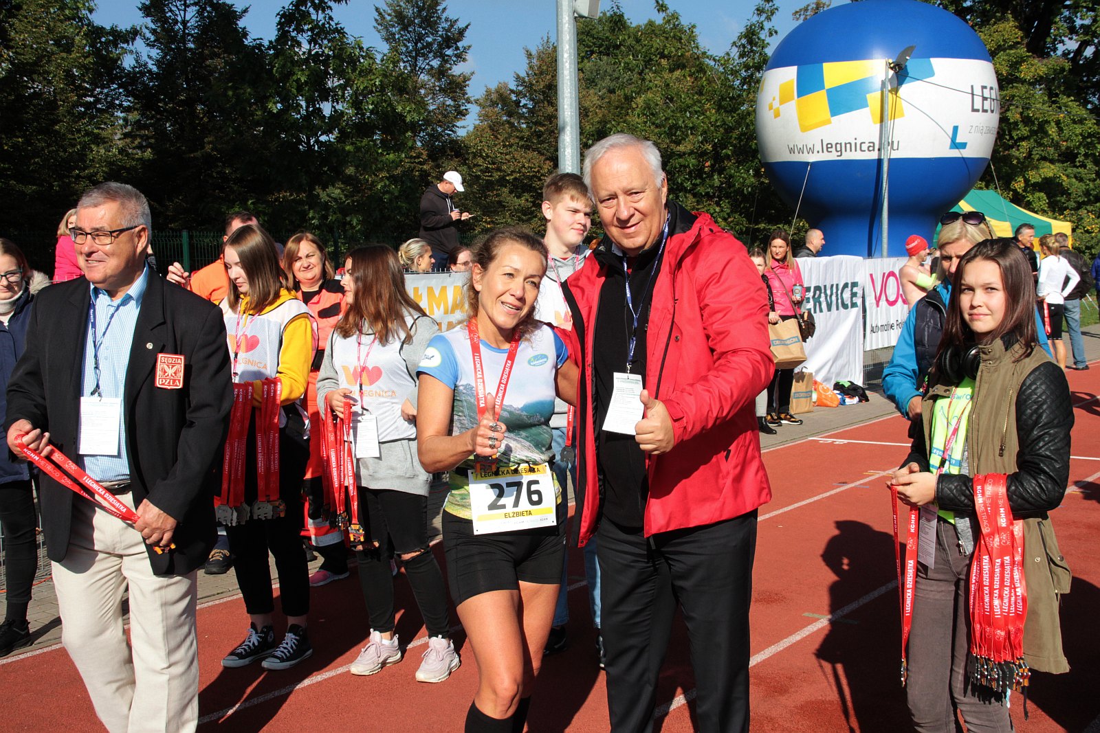 Meta  VIII Legnica Półmaratonu oraz Legnickiej Dziesiątki	