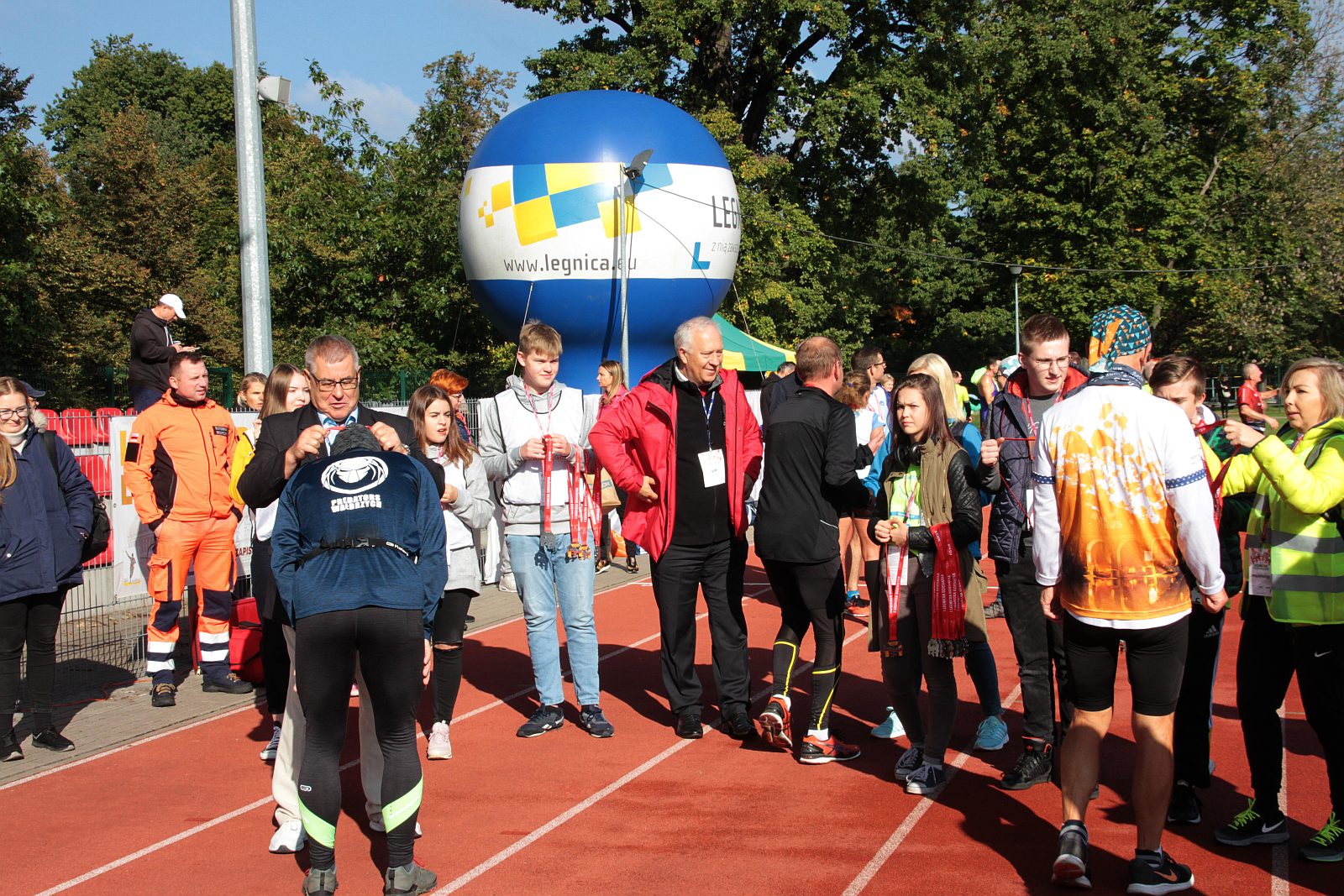 Meta  VIII Legnica Półmaratonu oraz Legnickiej Dziesiątki	