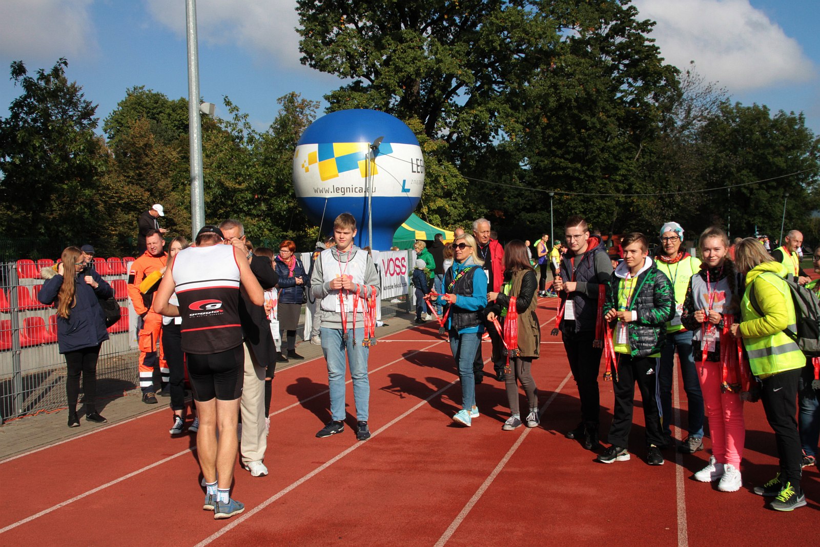 Meta  VIII Legnica Półmaratonu oraz Legnickiej Dziesiątki	