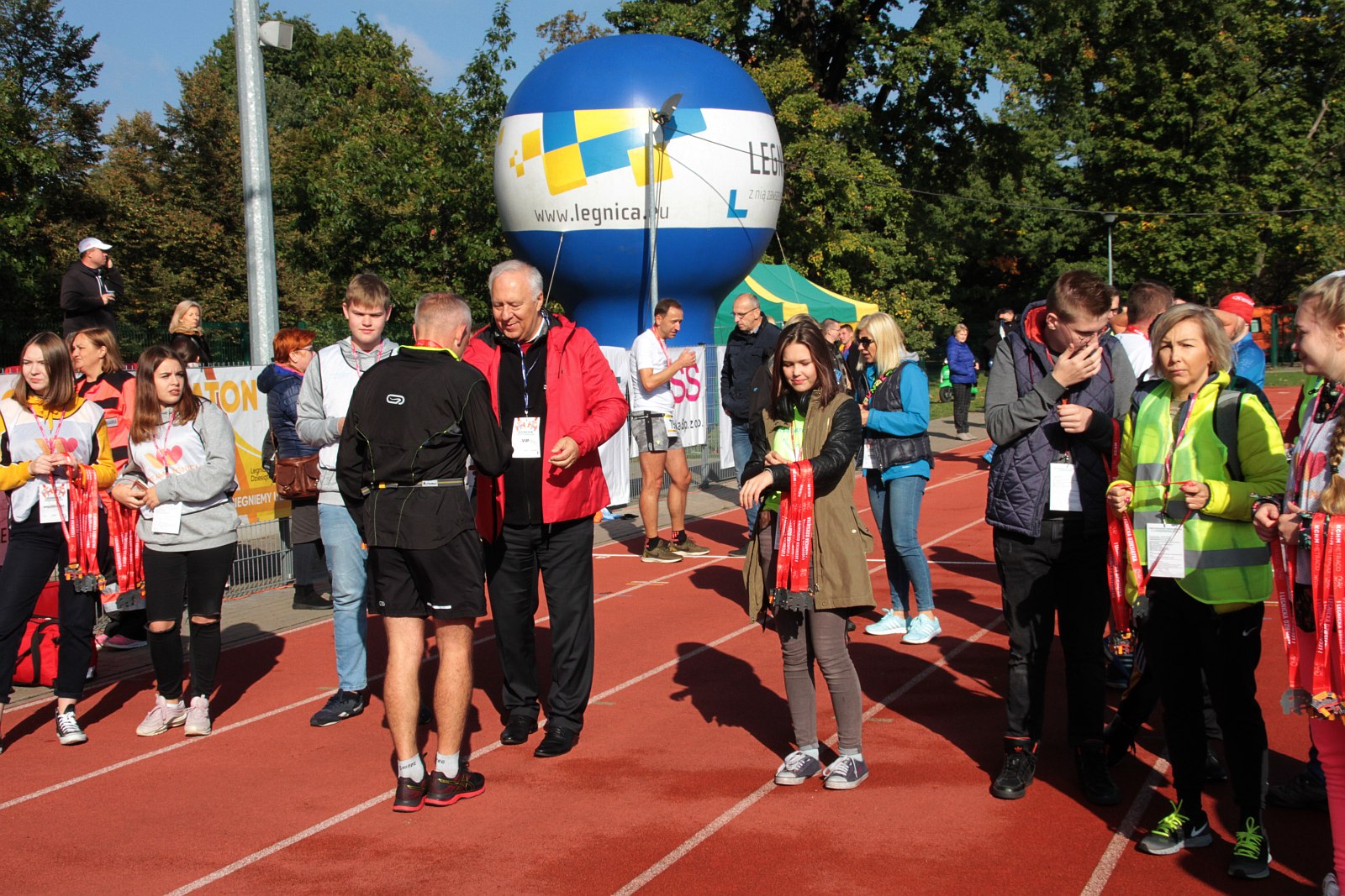 Meta  VIII Legnica Półmaratonu oraz Legnickiej Dziesiątki	