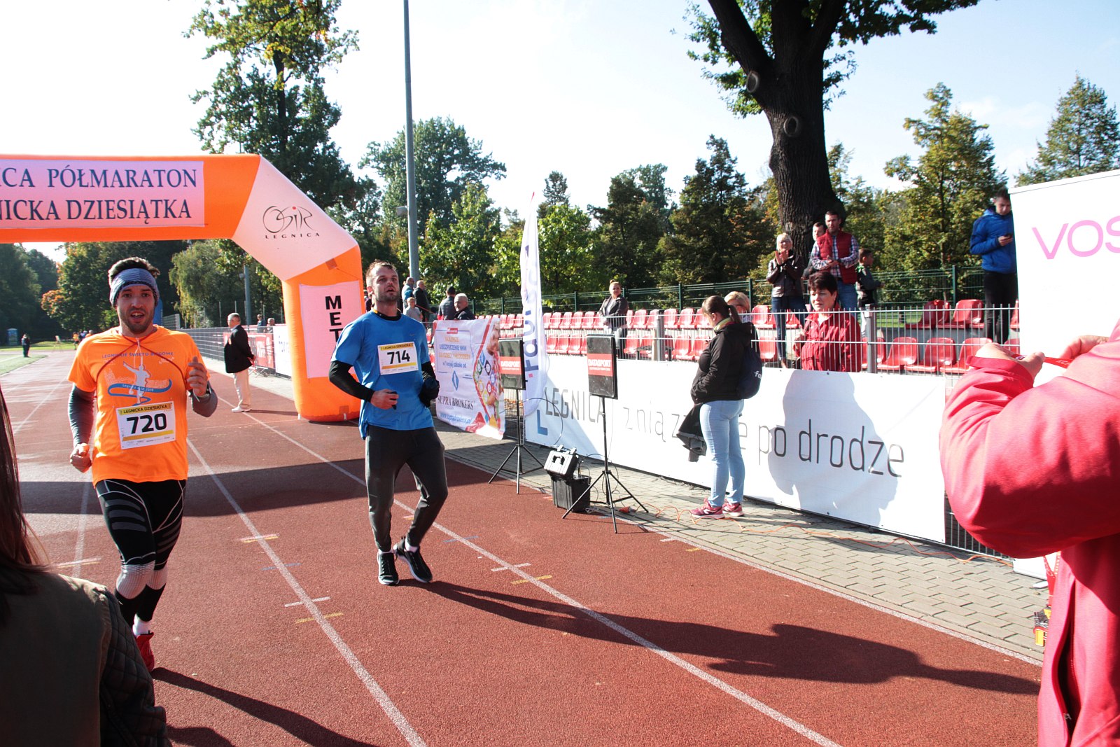 Meta  VIII Legnica Półmaratonu oraz Legnickiej Dziesiątki	