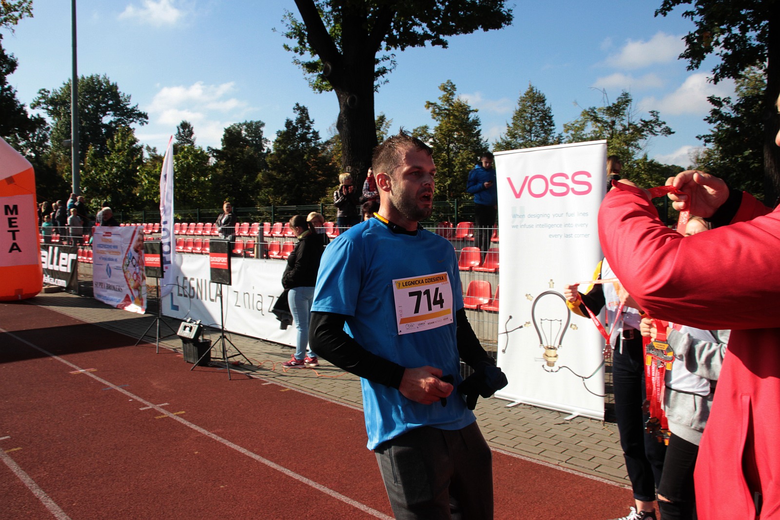 Meta  VIII Legnica Półmaratonu oraz Legnickiej Dziesiątki	