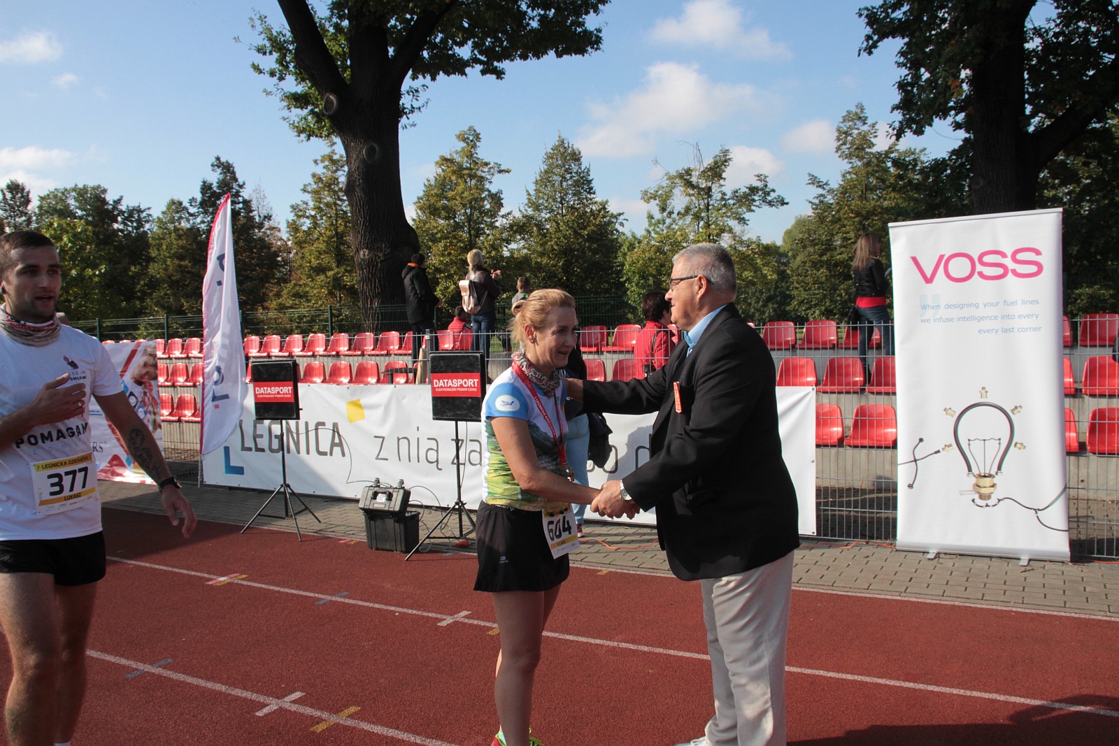 Meta  VIII Legnica Półmaratonu oraz Legnickiej Dziesiątki	