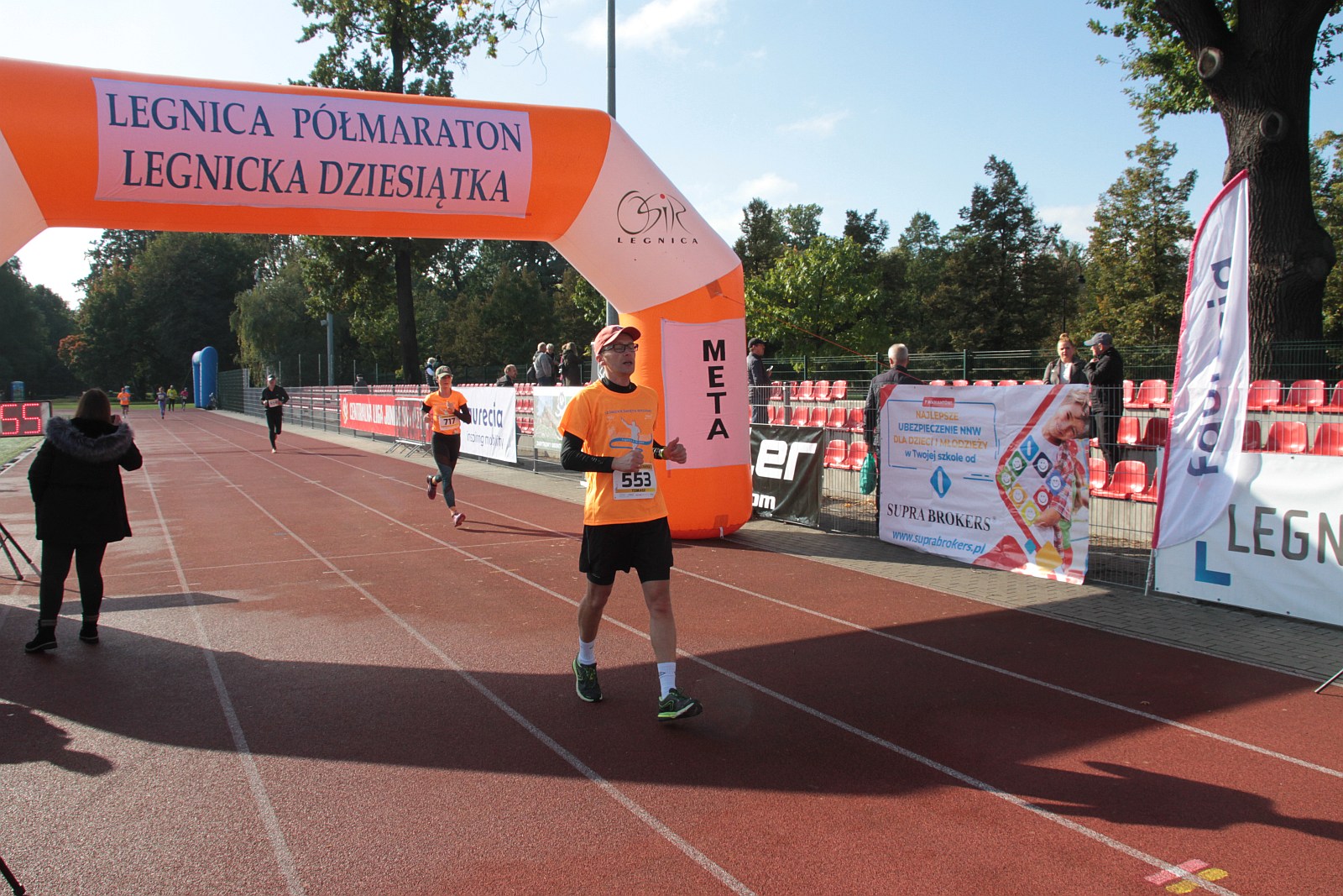 Meta  VIII Legnica Półmaratonu oraz Legnickiej Dziesiątki	