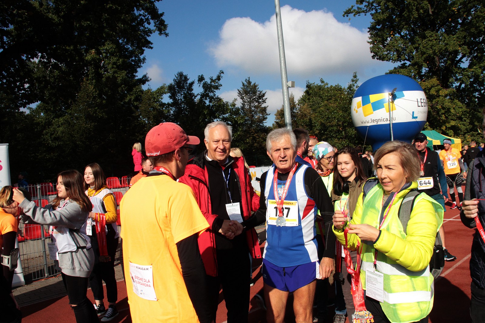 Meta  VIII Legnica Półmaratonu oraz Legnickiej Dziesiątki	
