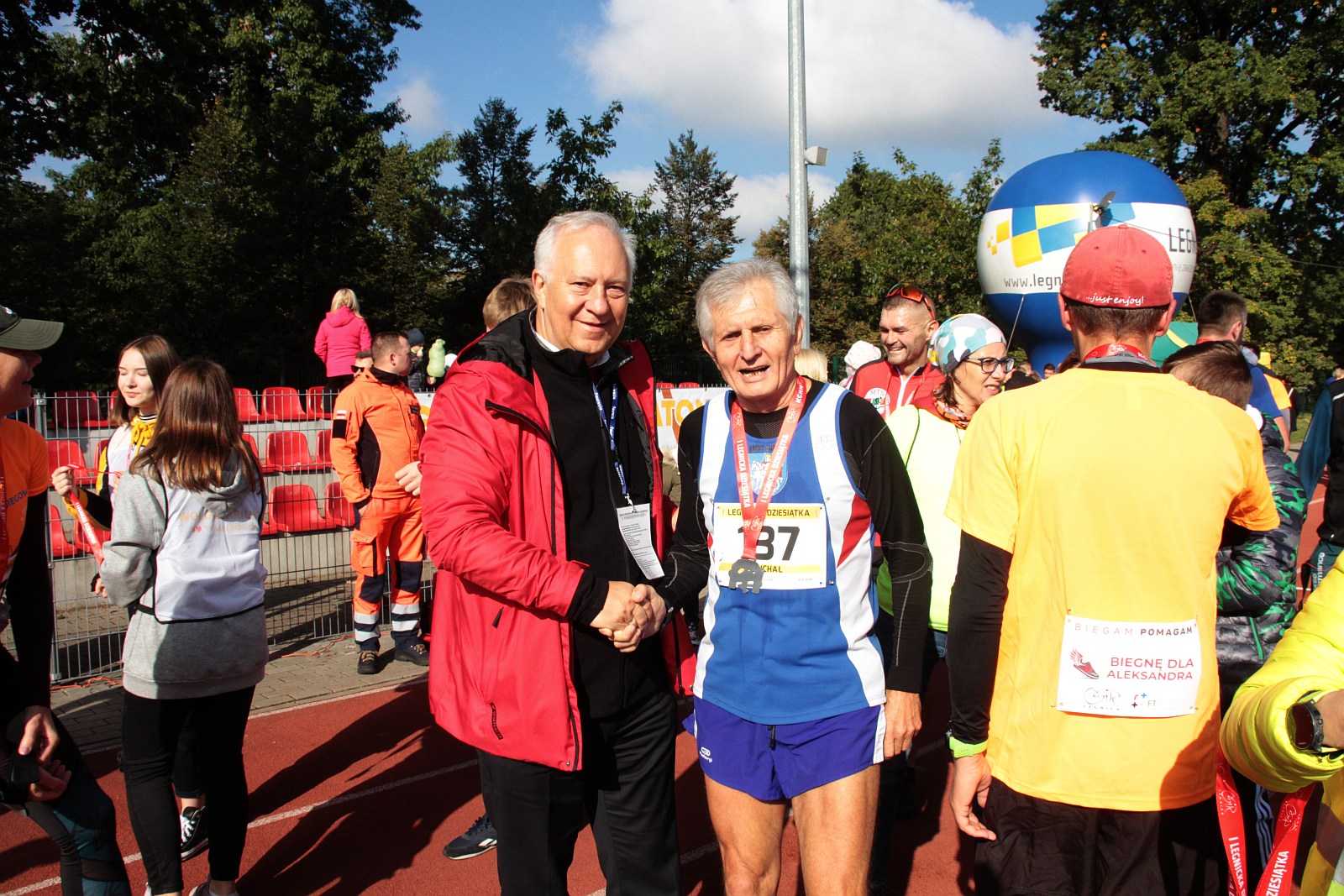 Meta  VIII Legnica Półmaratonu oraz Legnickiej Dziesiątki	