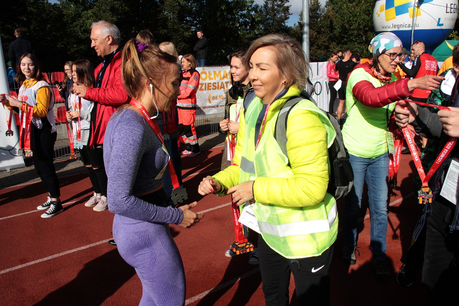 Meta  VIII Legnica Półmaratonu oraz Legnickiej Dziesiątki	