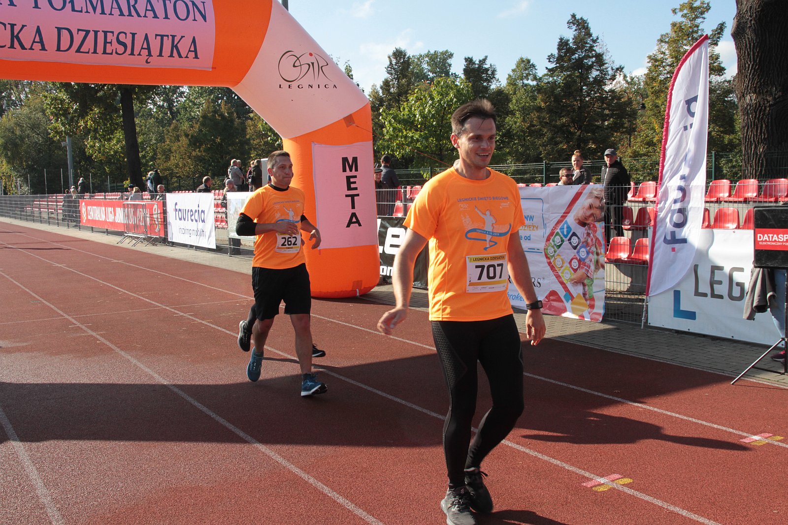 Meta  VIII Legnica Półmaratonu oraz Legnickiej Dziesiątki	